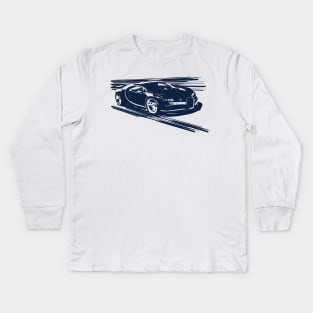 speed record car Kids Long Sleeve T-Shirt